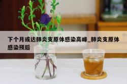 下个月或达肺炎支原体感染高峰_肺炎支原体感染预后