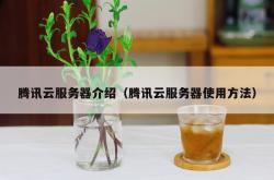 腾讯云服务器介绍（腾讯云服务器使用方法）