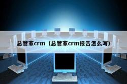 总管家crm（总管家crm报告怎么写）