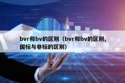 bvr和bv的区别（bvr和bv的区别,国标与非标的区别）