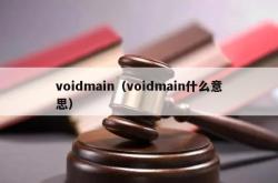 voidmain（voidmain什么意思）