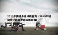 2019年初级会计成绩查询（2019年初级会计职称考试成绩查询）