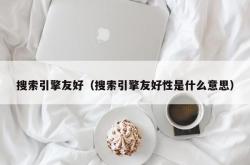 搜索引擎友好（搜索引擎友好性是什么意思）