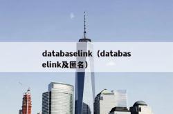 databaselink（databaselink及匿名）